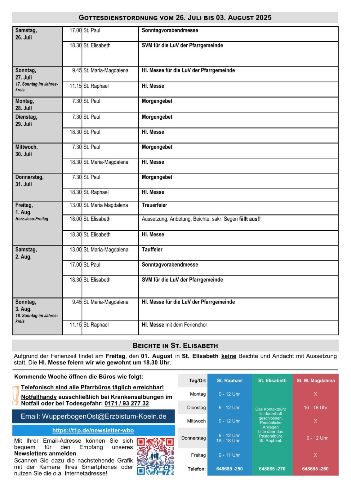 Gottesdienstordnung KW 31_2025e-1